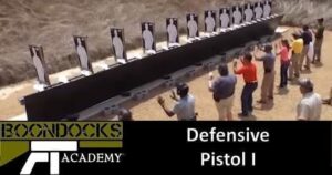 Gunowners learning in defensive pistol training