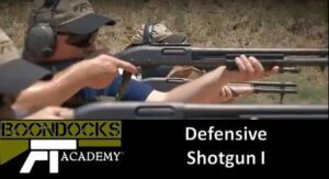 Defensive shotgun training