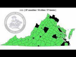 2-A Fight in Virginia map