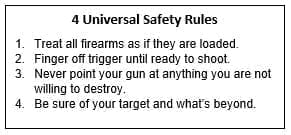 4 Universal Gun Safety Rules