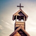 A church bell and a cross