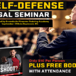 A self-defense seminar poster